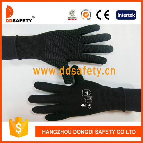 Seamless with PVC dots glove-DKP429
